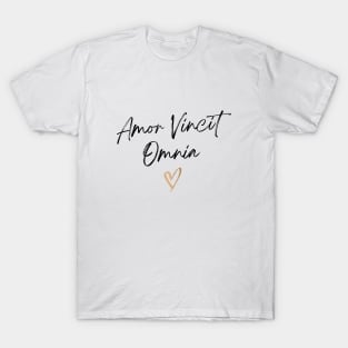 Amor Vincit Omnia - Love Conquers All T-Shirt